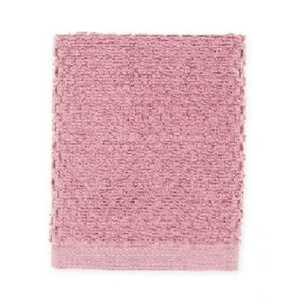 3 new Wild Sage Savannah Quick Dry 90% Cotton WASHCLOTHS in MAUVE PINK